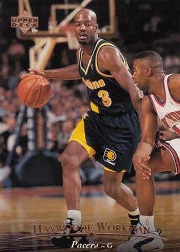 #293 Haywoode Workman - Indiana Pacers - 1995-96 Upper Deck Basketball