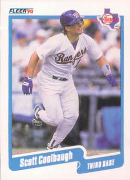 #293 Scott Coolbaugh - Texas Rangers - 1990 Fleer USA Baseball