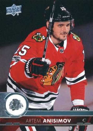 #293 Artem Anisimov - Chicago Blackhawks - 2017-18 Upper Deck Hockey