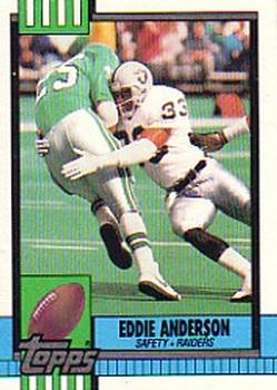 #293 Eddie Anderson - Los Angeles Raiders - 1990 Topps Football