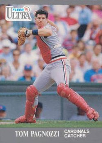 #293 Tom Pagnozzi - St. Louis Cardinals - 1991 Ultra Baseball