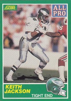 #293 Keith Jackson - Philadelphia Eagles - 1989 Score Football