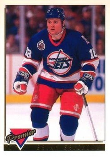 #294 Bryan Erickson - Winnipeg Jets - 1993-94 O-Pee-Chee Premier Hockey - Gold