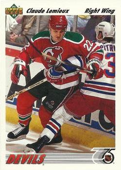 #294 Claude Lemieux - New Jersey Devils - 1991-92 Upper Deck Hockey