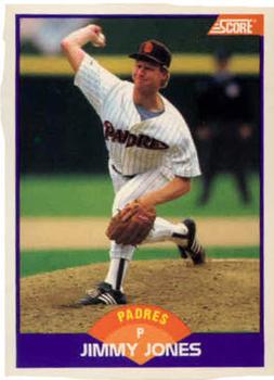 #294 Jimmy Jones - San Diego Padres - 1989 Score Baseball