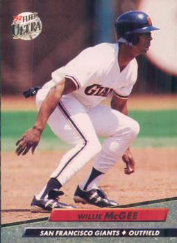#294 Willie McGee - San Francisco Giants - 1992 Ultra Baseball