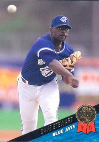 #294 Dave Stewart - Toronto Blue Jays - 1993 Leaf Baseball
