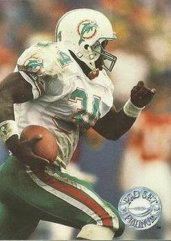 #294 Aaron Craver - Miami Dolphins - 1991 Pro Set Platinum Football