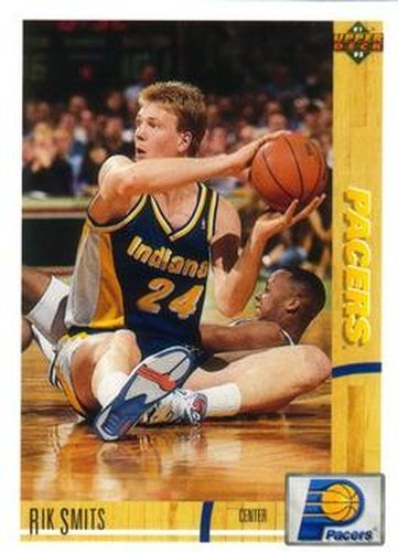 #294 Rik Smits - Indiana Pacers - 1991-92 Upper Deck Basketball