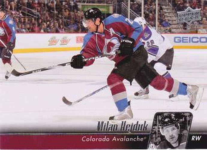 #294 Milan Hejduk - Colorado Avalanche - 2010-11 Upper Deck Hockey
