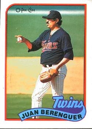 #294 Juan Berenguer - Minnesota Twins - 1989 O-Pee-Chee Baseball