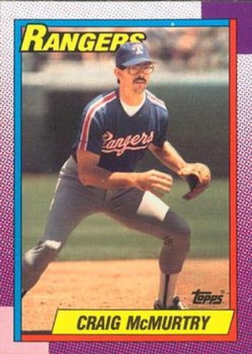 #294 Craig McMurtry - Texas Rangers - 1990 O-Pee-Chee Baseball