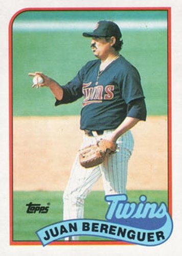 #294 Juan Berenguer - Minnesota Twins - 1989 Topps Baseball