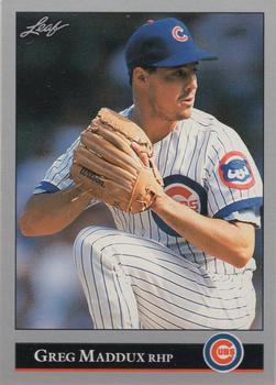 #294 Greg Maddux - Chicago Cubs - 1992 Leaf Baseball