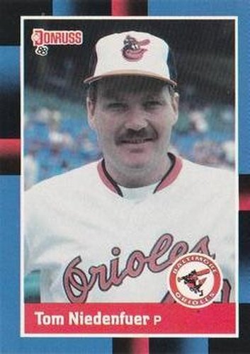 #294 Tom Niedenfuer - Baltimore Orioles - 1988 Donruss Baseball