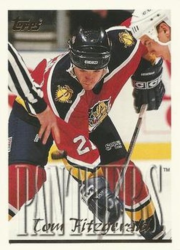 #294 Tom Fitzgerald - Florida Panthers - 1995-96 Topps Hockey