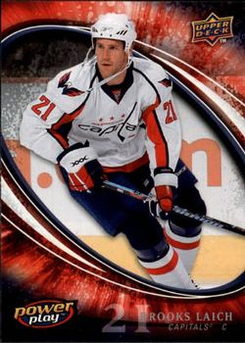 #294 Brooks Laich - Washington Capitals - 2008-09 Upper Deck Power Play Box Set Hockey