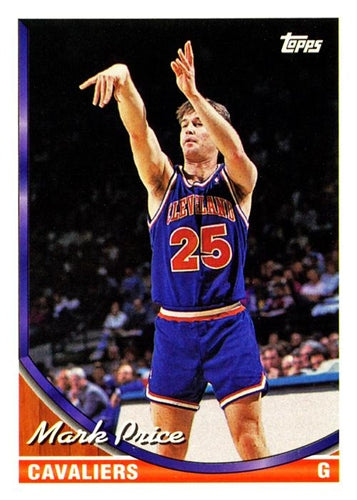 #294 Mark Price - Cleveland Cavaliers - 1993-94 Topps Basketball