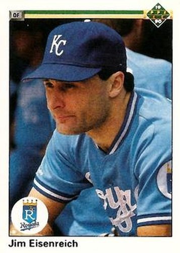 #294 Jim Eisenreich - Kansas City Royals - 1990 Upper Deck Baseball