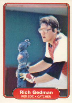 #294 Rich Gedman - Boston Red Sox - 1982 Fleer Baseball