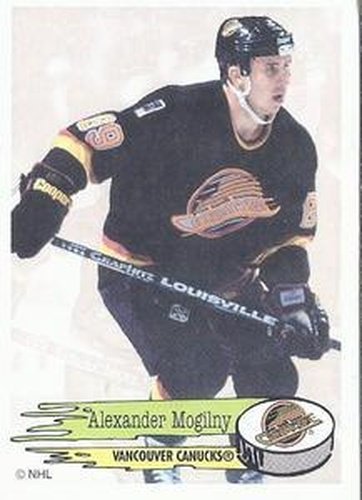 #294 Alexander Mogilny - Vancouver Canucks - 1995-96 Panini Hockey Stickers