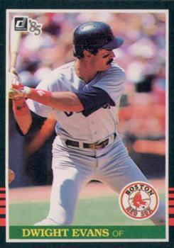 #294 Dwight Evans - Boston Red Sox - 1985 Donruss Baseball
