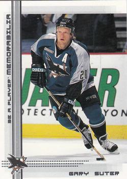 #294 Gary Suter - San Jose Sharks - 2000-01 Be a Player Memorabilia Hockey