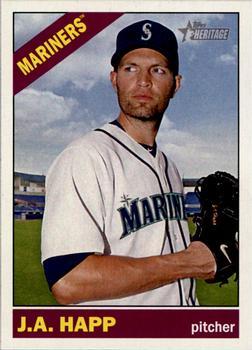 #294 J.A. Happ - Seattle Mariners - 2015 Topps Heritage Baseball