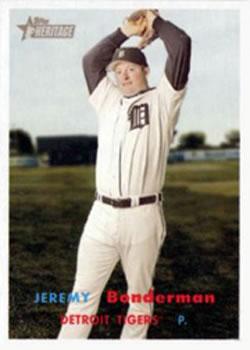#294 Jeremy Bonderman - Detroit Tigers - 2006 Topps Heritage Baseball