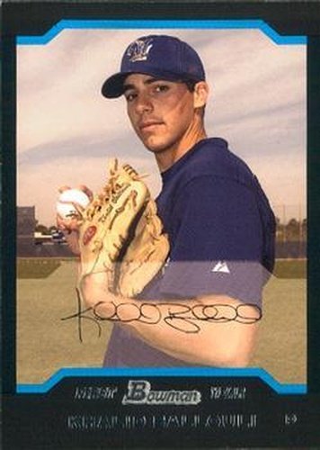#294 Khalid Ballouli - Milwaukee Brewers - 2004 Bowman Baseball