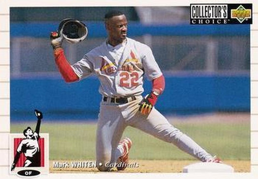 #294 Mark Whiten - St. Louis Cardinals - 1994 Collector's Choice Baseball