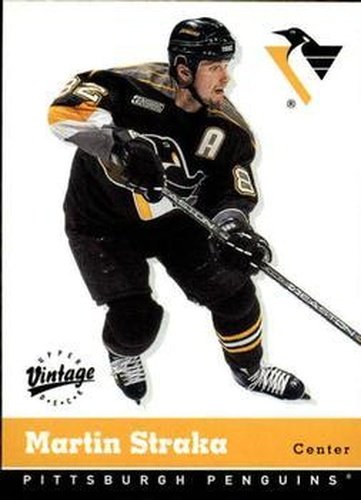 #294 Martin Straka - Pittsburgh Penguins - 2000-01 Upper Deck Vintage Hockey
