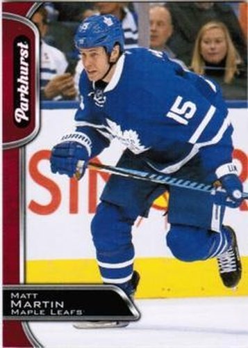 #294 Matt Martin - Toronto Maple Leafs - 2016-17 Parkhurst - Red Hockey
