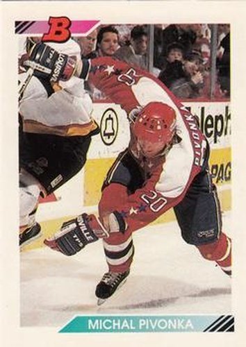 #294 Michal Pivonka - Washington Capitals - 1992-93 Bowman Hockey