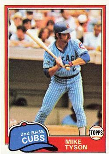 #294 Mike Tyson - Chicago Cubs - 1981 Topps Baseball