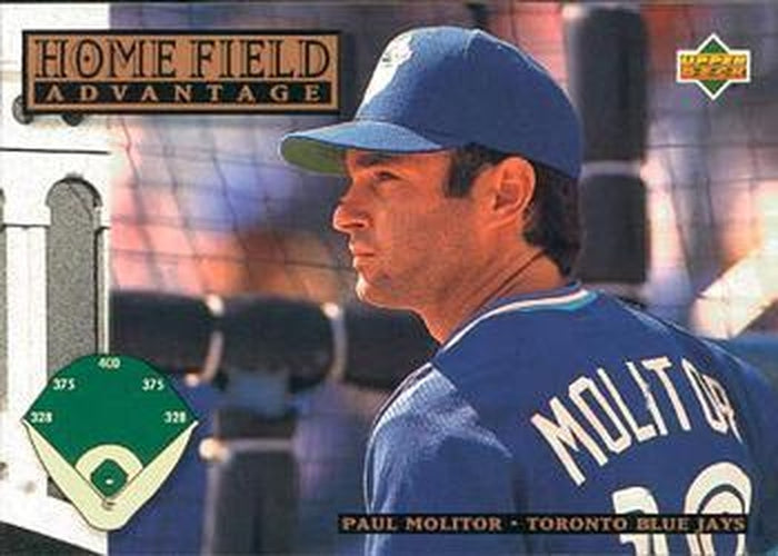 #294 Paul Molitor - Toronto Blue Jays - 1994 Upper Deck Baseball