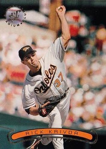#294 Rick Krivda - Baltimore Orioles - 1996 Stadium Club Baseball