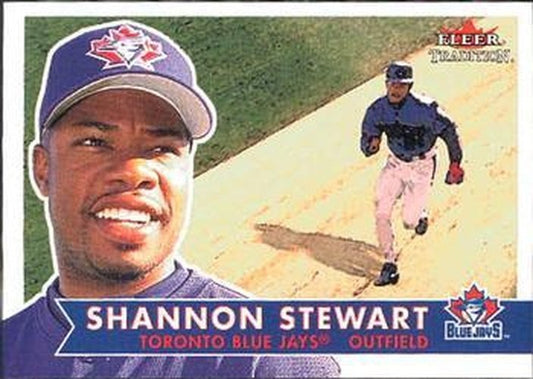 #294 Shannon Stewart - Toronto Blue Jays - 2001 Fleer Tradition Baseball