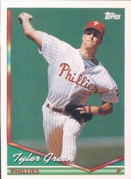 #294 Tyler Green - Philadelphia Phillies - 1994 Topps Baseball