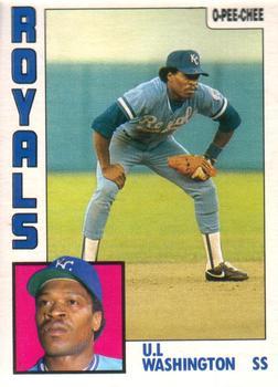 #294 U.L. Washington - Kansas City Royals - 1984 O-Pee-Chee Baseball