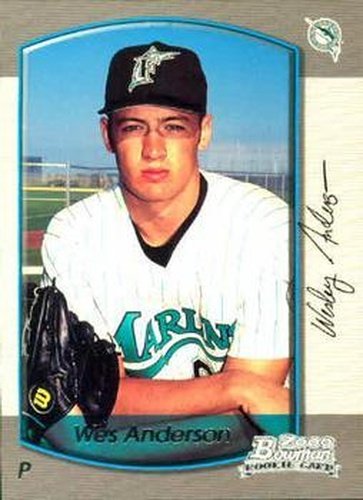 #294 Wes Anderson - Florida Marlins - 2000 Bowman Baseball