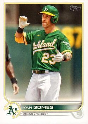 #294 Yan Gomes - Oakland Athletics - 2022 Topps Baseball