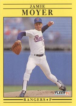 #294 Jamie Moyer - Texas Rangers - 1991 Fleer Baseball
