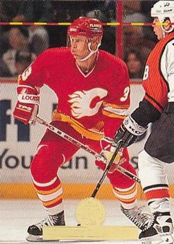 #294 Zarley Zalapski - Calgary Flames - 1994-95 Leaf Hockey