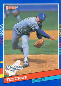 #294 Tim Crews - Los Angeles Dodgers - 1991 Donruss Baseball