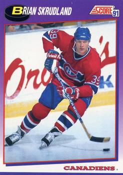#294 Brian Skrudland - Montreal Canadiens - 1991-92 Score American Hockey