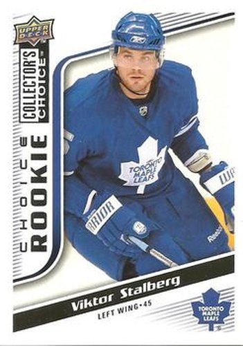 #294 Viktor Stalberg - Toronto Maple Leafs - 2009-10 Collector's Choice Hockey