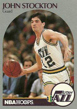 #294 John Stockton - Utah Jazz - 1990-91 Hoops Basketball