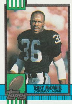 #294 Terry McDaniel - Los Angeles Raiders - 1990 Topps Football