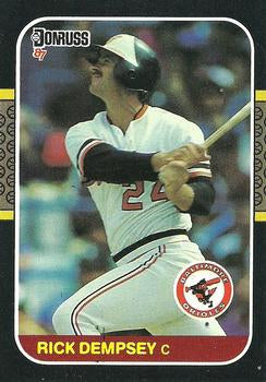 #294 Rick Dempsey - Baltimore Orioles - 1987 Donruss Baseball